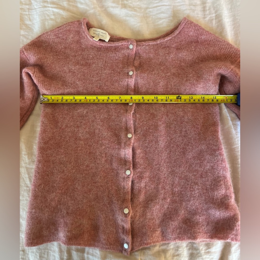 Sézane Dusty Rose Cardigan - Picture 4 of 6